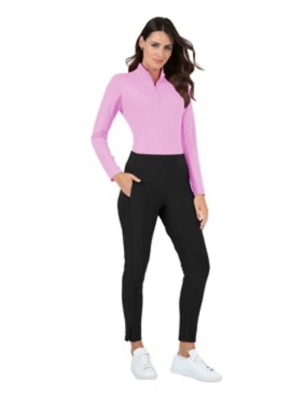IBKUL NWT Women’s Hybrid Golf Ankle Pant Size 12 in Black
